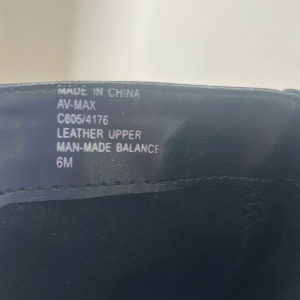 Adrienne Vittadini Black Leather Boots with Buckle Accents - Picture 11 of 15